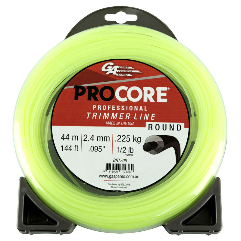 Prokut Trimmer Line Round Green .095 2.4mm 1/2 Lb 44m Donut