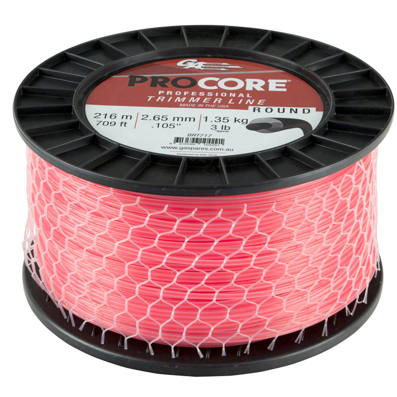 Prokut Trimmer Line Round Pink .105 2.65mm 3lb 216m Spool