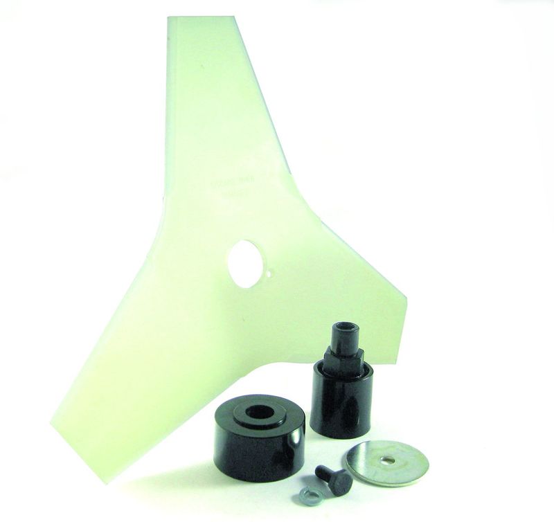 Plastic Triple Blade 1" Hole W/ Blade Adapter Kit Suits Homelite