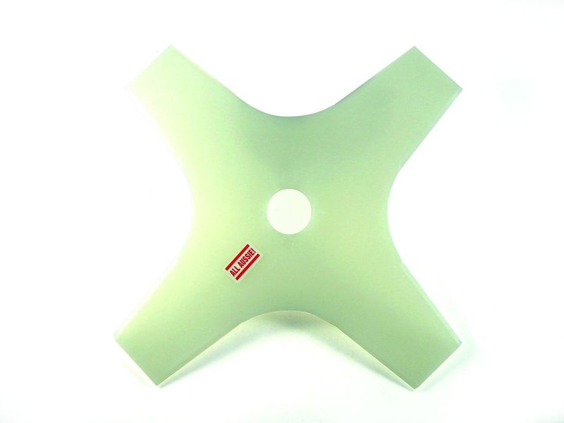 10" 4-tooth Plastic Blade W/ 1" Hole