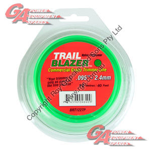 Trail Blazer Trimmer Line .095" / 2.40mm Teardrop Loops Length 40