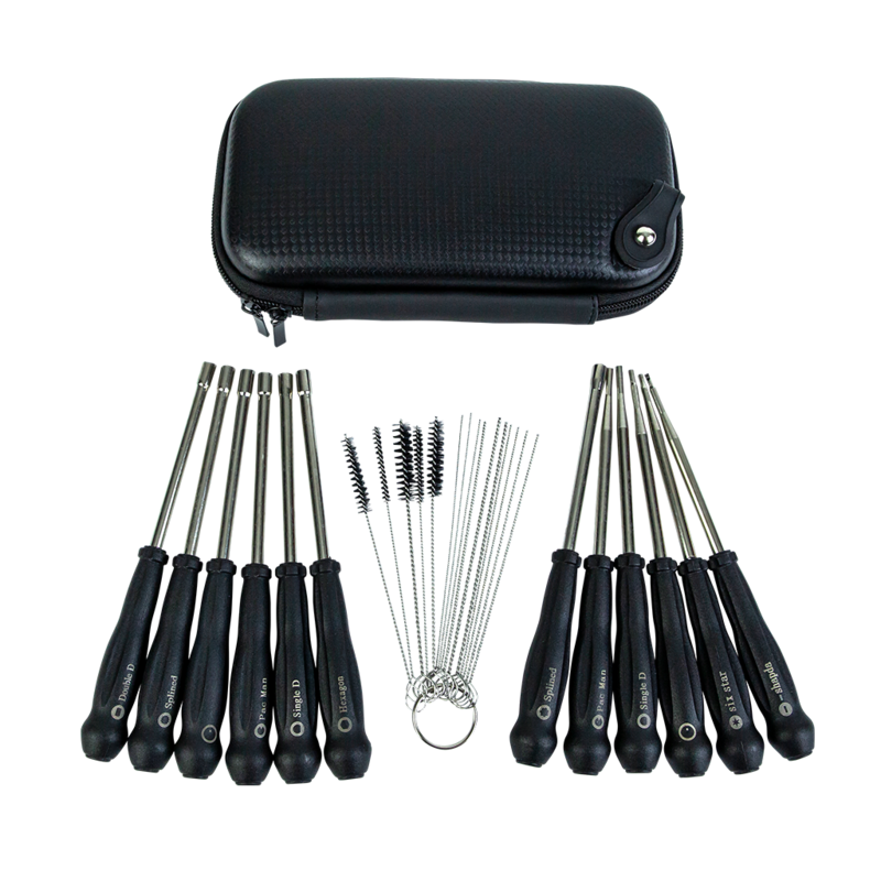 Carburettor Tuning Tool Set 12 Pcs +cleaning Tool Includes Protective Carry Case