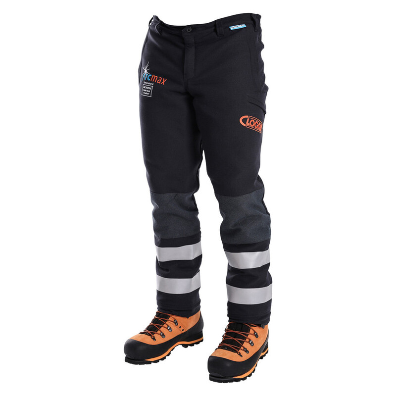 Clogger Arcmax Gen3 Arc Rated Fire Resistant Premium Menand39s Chainsaw Pants with 360 Calf Wrap