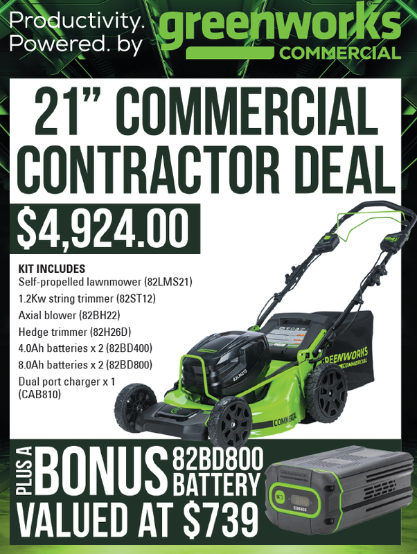 Greenworks 82V 21+quot Commercial Contractor Deal