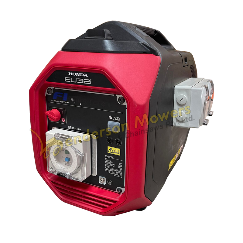 Honda EU32i Generator  WorkSafe Compliant RCD