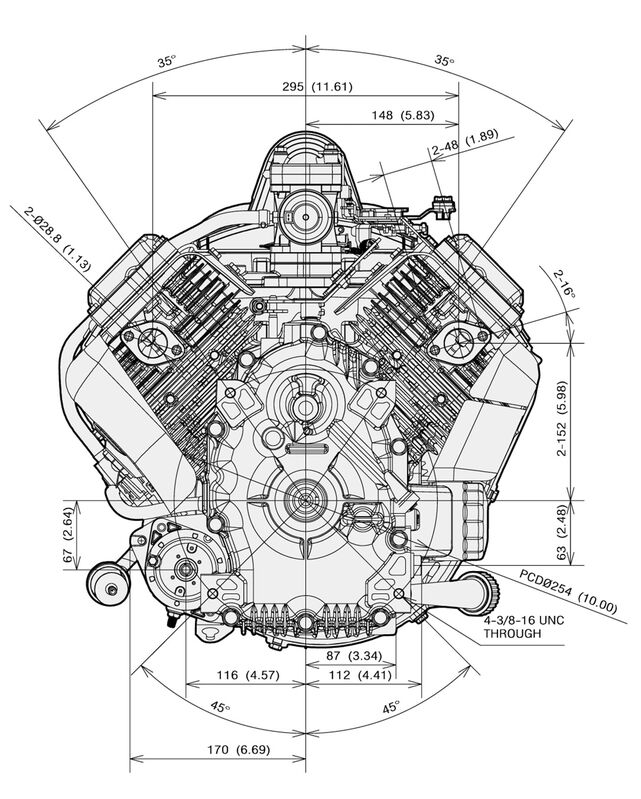 Kawasaki FR691V CS06 S 23hp Verticial Shaft Engine