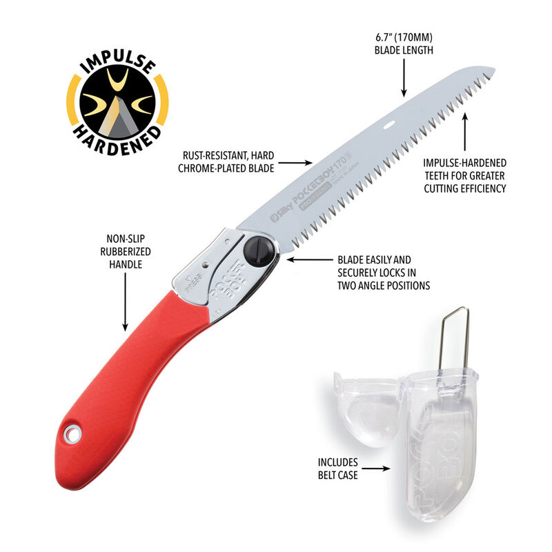 Silky Pocketboy 170mm Folding Saw Large Tooth