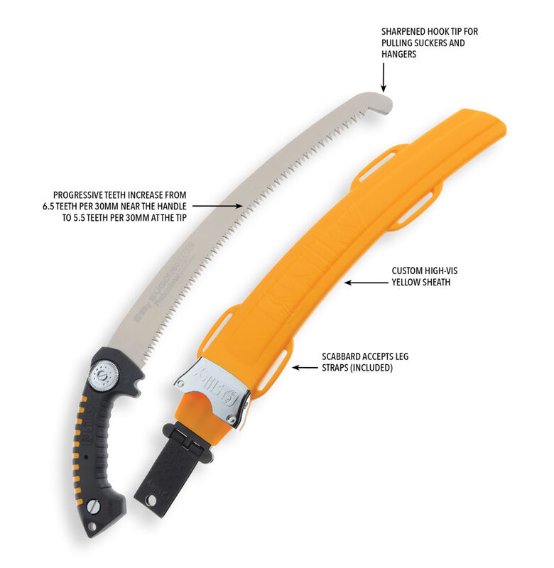 Silky Sugoi Curved Arborist Handsaw 360mm With Scabbard