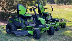 Greenworks 60V ride on mower / zero